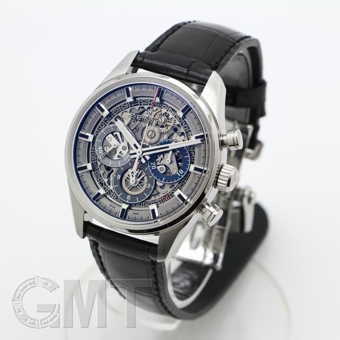 中古)ZENITH ゼニス クロノマスター フルオープン 03.2153.400/78.C813