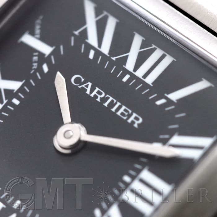 中古 カルティエ CARTIER W51026Q3 ブラック レディース 腕時計 中古)CARTIER カルティエ タンク フランセーズ SM W51026Q3 ブラック