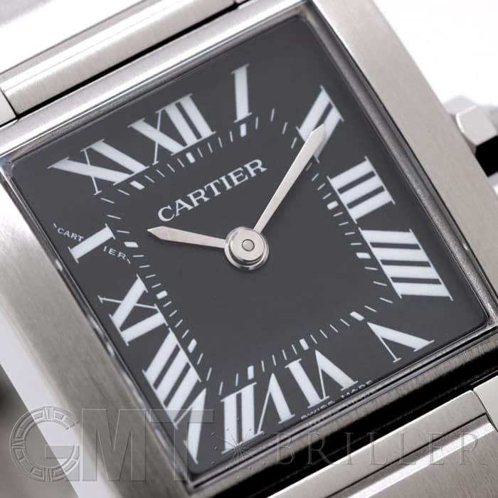 中古)CARTIER カルティエ タンク フランセーズ SM W51026Q3 ブラック
