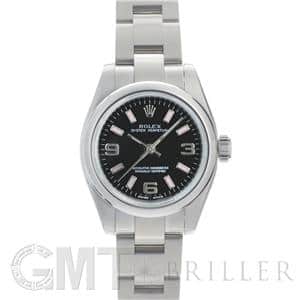 ROLEX ロレックス オイスターパーペチュアル 176200 ブラック 369 ピンクバー メイン