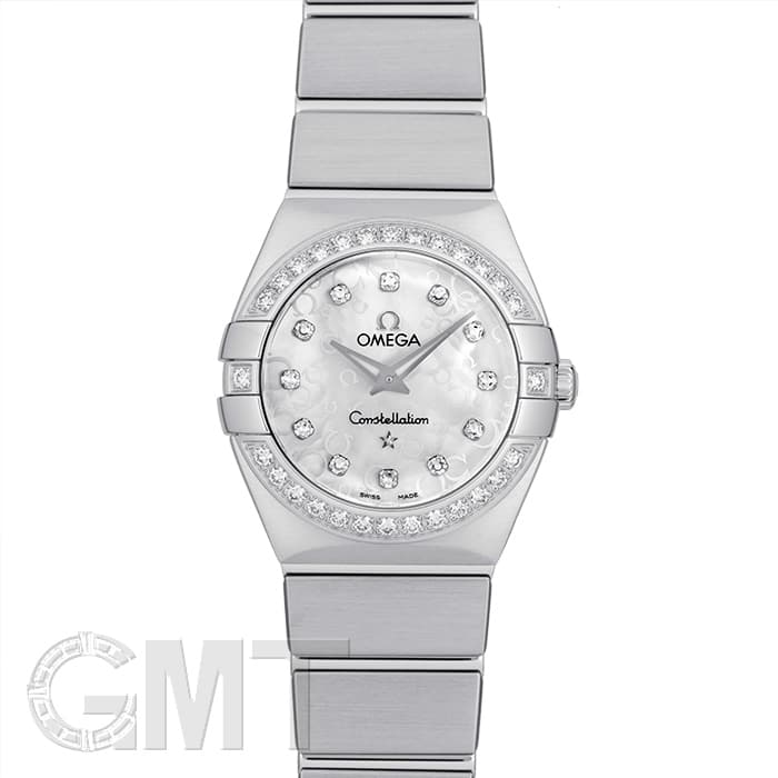 新品)OMEGA オメガ コンステレーション ホワイトシェル 24mm 12Pダイヤ