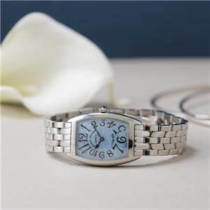 FRANCK MULLER フランク・ミュラー トノーカーべックス 1752BQZ ライトブルー メイン