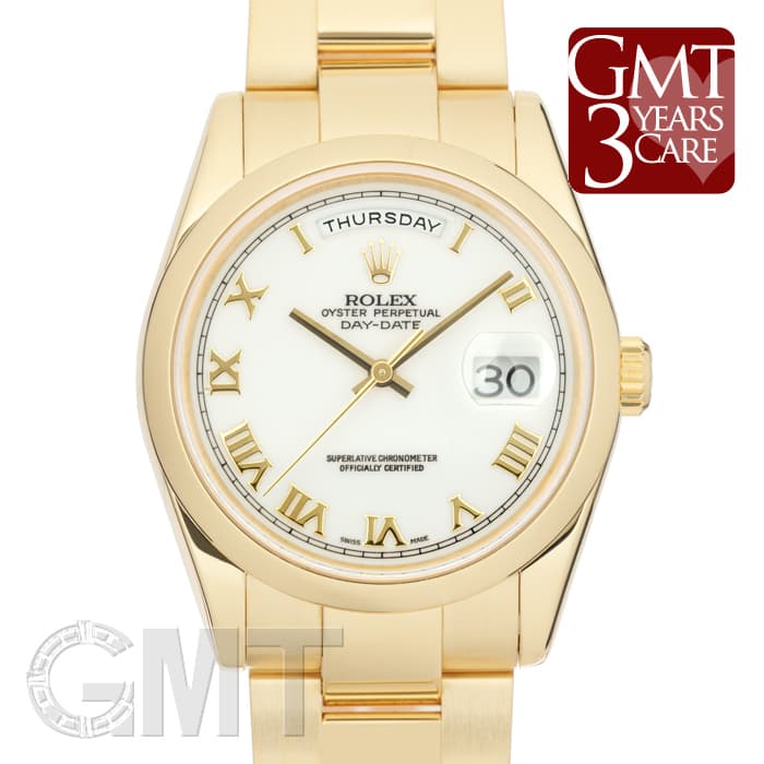 中古)ROLEX ロレックス デイデイト 118208 ホワイトローマ（商品ID