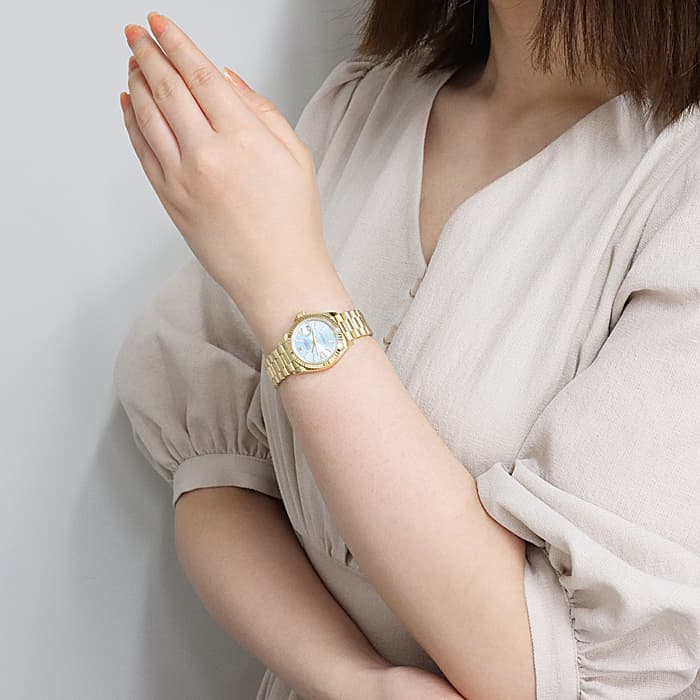 中古)ROLEX ロレックス デイトジャスト 28 279178 コーンフラワー