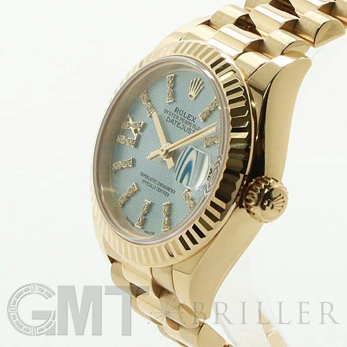 中古)ROLEX ロレックス デイトジャスト 28 279178 コーンフラワー