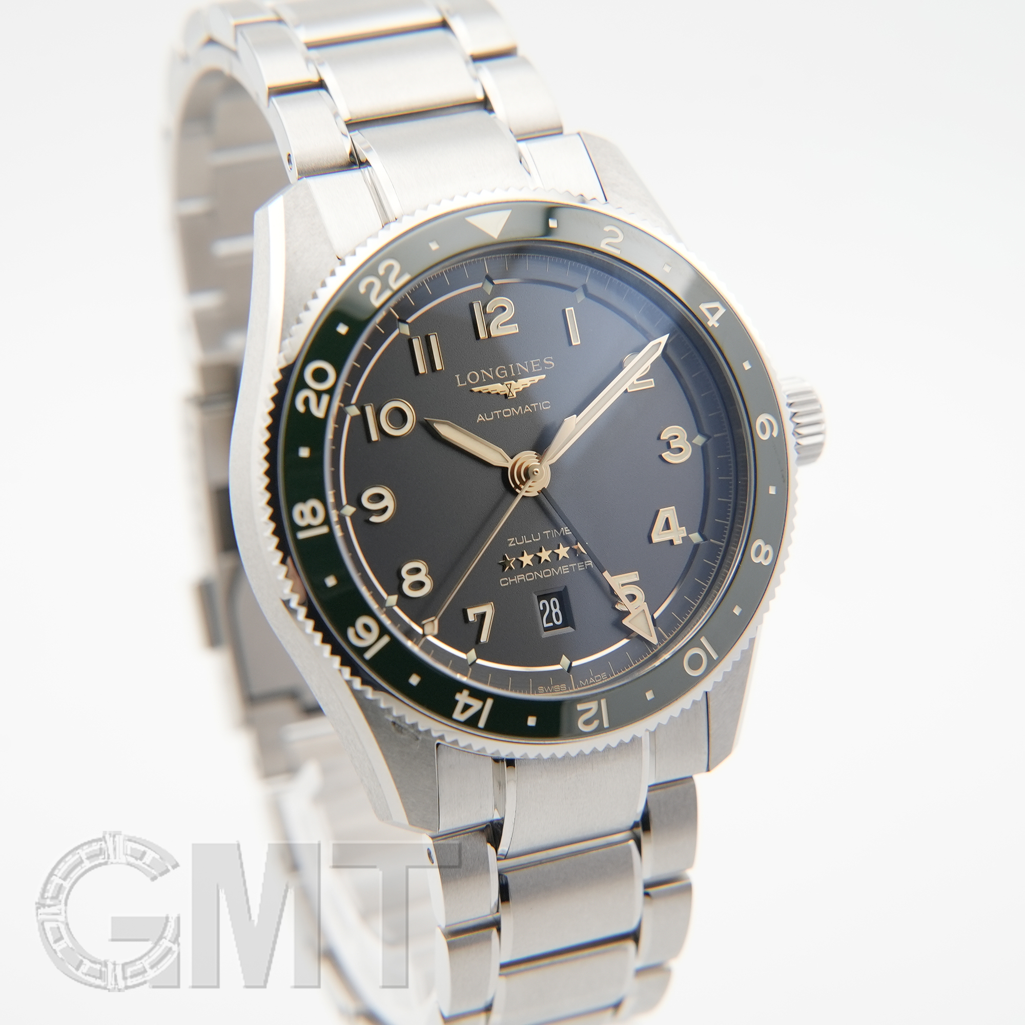 ロン様 新品)LONGINES ロンジン スピリット ZULU TIME 42mm L3.812.4.63.6