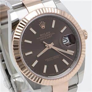 ROLEX ロレックス デイトジャスト 41 126331 チョコレート オイスターブレス メイン