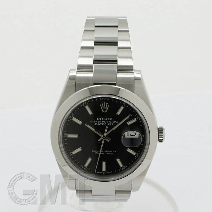 中古)ROLEX ロレックス デイトジャスト 41 126300 ブラック オイスター