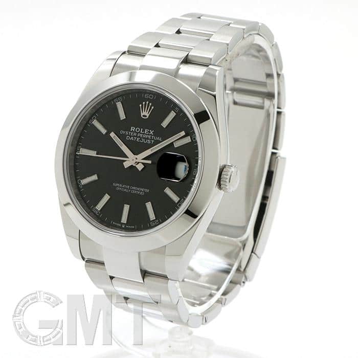 中古)ROLEX ロレックス デイトジャスト 41 126300 ブラック オイスター