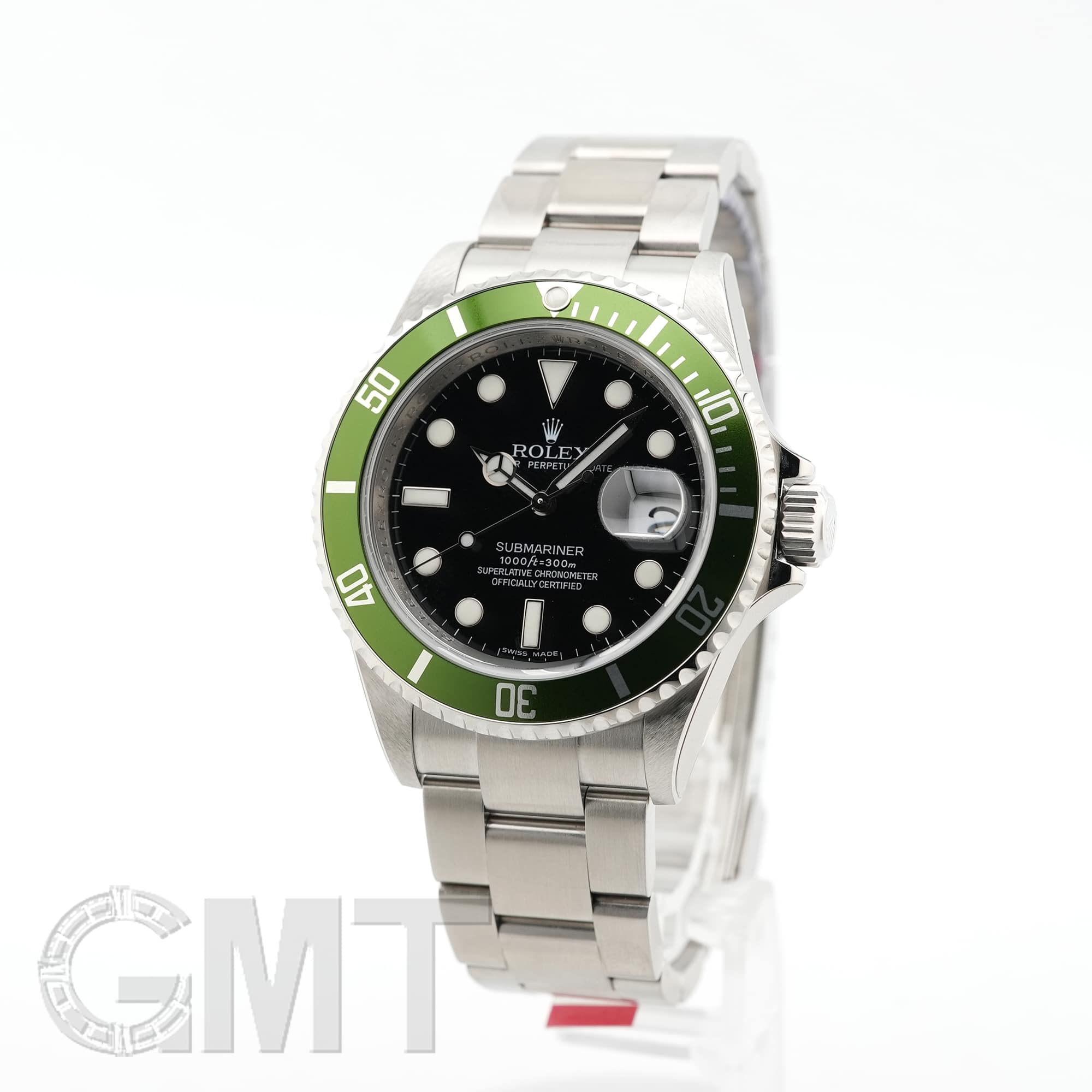 中古)ROLEX ロレックス サブマリーナー デイト 16610LV グリーン【純正