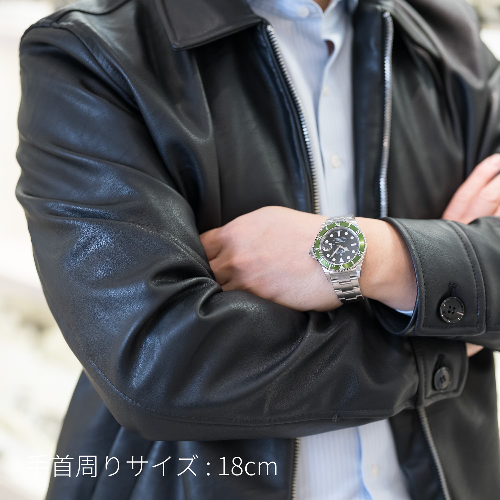 中古)ROLEX ロレックス サブマリーナー デイト 16610LV グリーン【純正