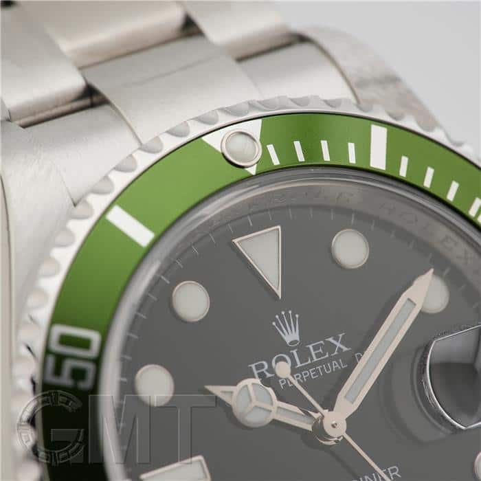 中古)ROLEX ロレックス サブマリーナー デイト 16610LV グリーン【純正