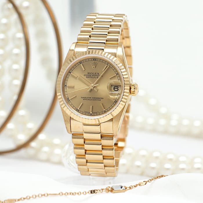 中古)ROLEX ロレックス デイトジャスト 78278 シャンパン(商品ID 中古)ROLEX ロレックス デイトジャスト 78278 シャンパン(商品ID