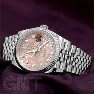 ROLEX ロレックス デイトジャスト 36 126234G ピンクコンピューター 10Pダイヤ ジュビリーブレス ランダムシリアル メイン