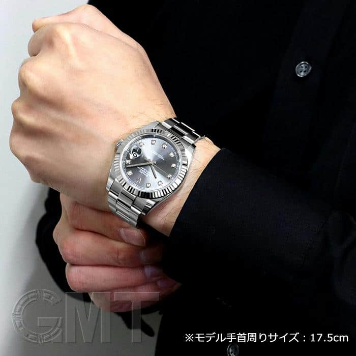 未使用)ROLEX ロレックス デイトジャスト 41 126334G スレート 10P