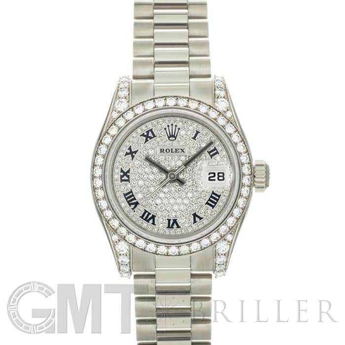 インペリアル コレクション 新品)ROLEX ロレックス デイトジャスト 179159 ZER パヴェ ローマ