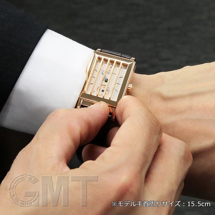 【希少】ヴァシュロンコンスタンタン ピンクゴールドDバックル（レザーベルト付き） 中古)VACHERON CONSTANTIN ヴァシュロン・コンスタンタン ジャルージ