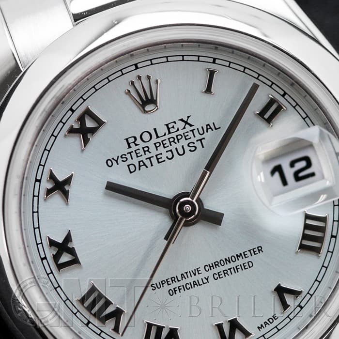 中古)ROLEX ロレックス デイトジャスト 179166 アイスブルー ローマ