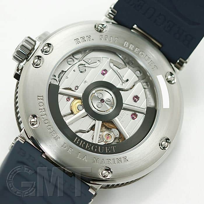 中古)BREGUET ブレゲ マリーン 5517TI/G2/9ZU グレー ラバーストラップ