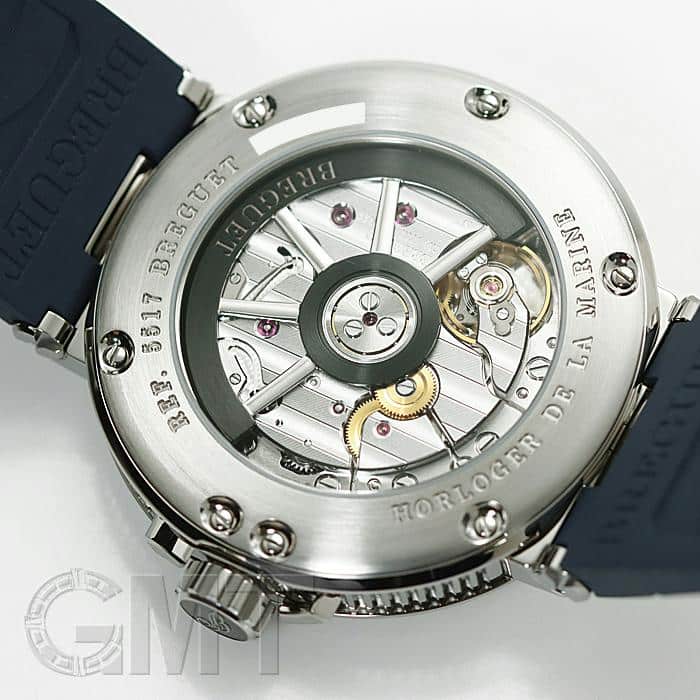 中古)BREGUET ブレゲ マリーン 5517TI/G2/9ZU グレー ラバーストラップ