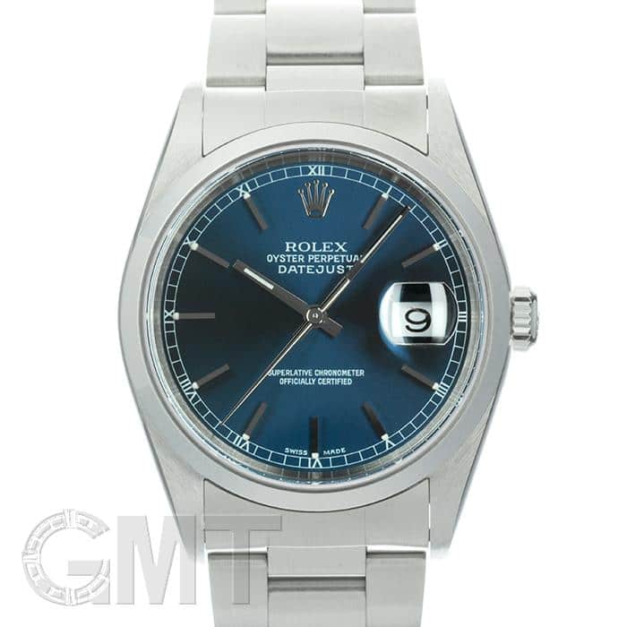 ロレックス ROLEX 16234 Y番(2002年頃製造) ブルー メンズ 腕時計