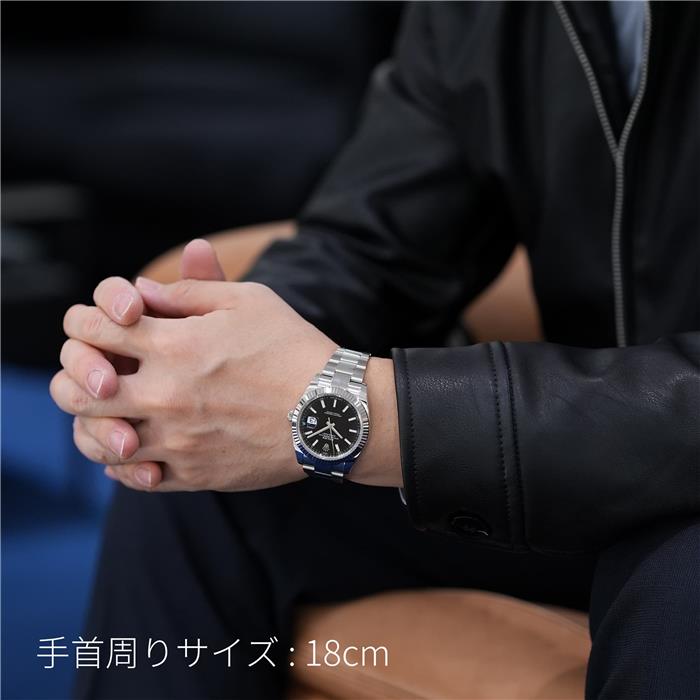 中古)ROLEX ロレックス デイトジャスト 41 126334 ブラック オイスター