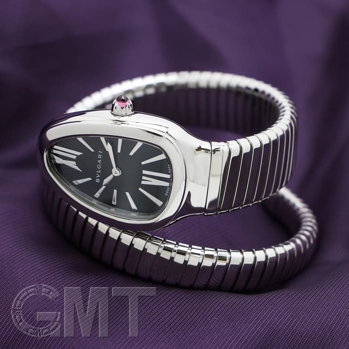新品)BVLGARI ブルガリ セルペンティ ブラック SP35BSS.1T（商品ID