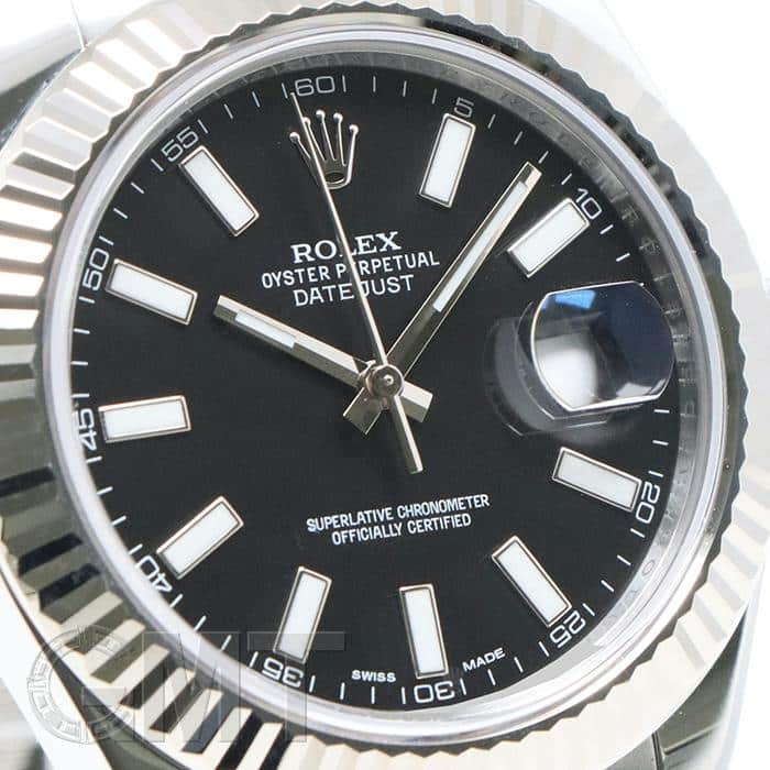中古)ROLEX ロレックス デイトジャスト II 116334 ブラック（商品ID