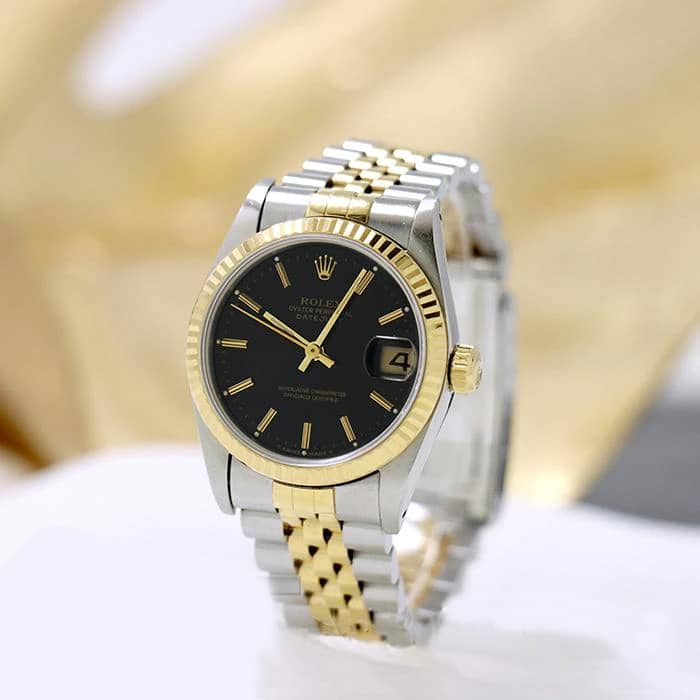 中古)ROLEX ロレックス デイトジャスト 68273 ブラック（商品ID