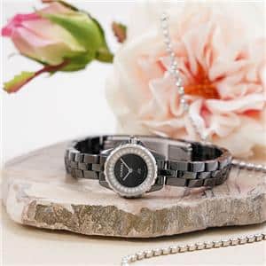 CHANEL シャネル J12 XS ブラックセラミック 19mm フランジダイヤ H5235 メイン