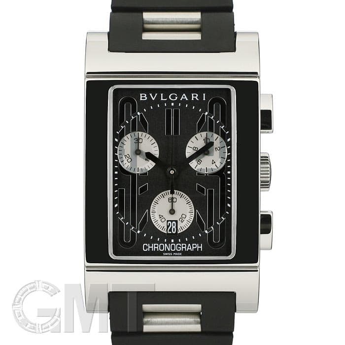 中古)BVLGARI ブルガリ レッタンゴロ クロノグラフ RTC49SVD（商品ID 