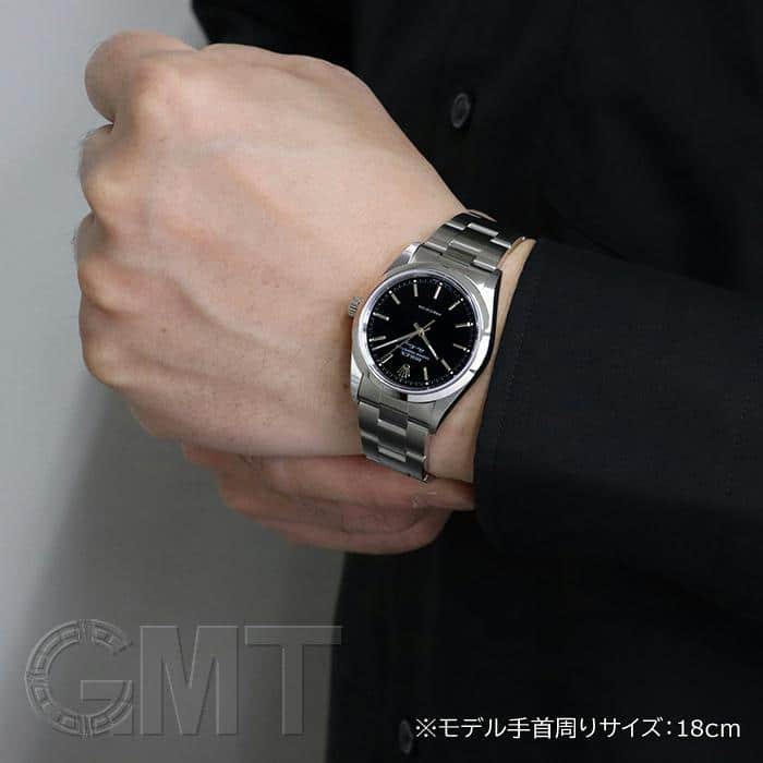 中古)ROLEX ロレックス エアキング 14000M 34mm ブラック（商品ID 