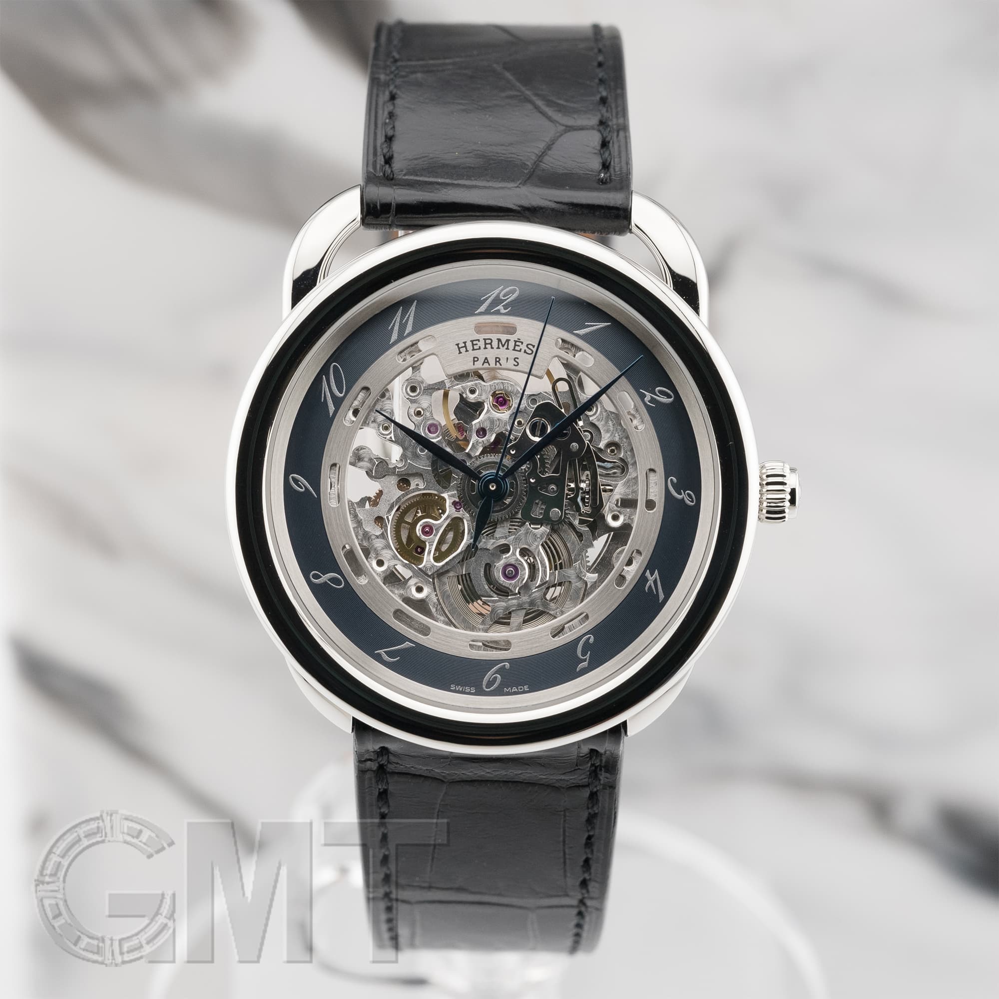 中古)HERMES エルメス アルソー スケルトン 41mm AR6.710a（商品ID