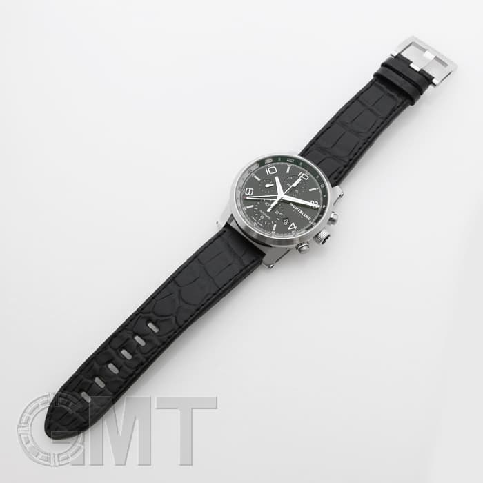 [早い者勝ち、激レア] 明日戻しますMONTBLANCイタリア製オールレザー 黒 新品)MONTBLANC モンブラン タイムウォーカー ボイジャー UTC 107336-N