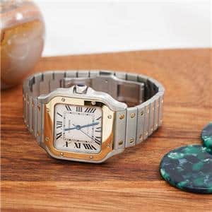 新品)CARTIER カルティエ サントス ドゥ カルティエ MM W2SA0007（商品