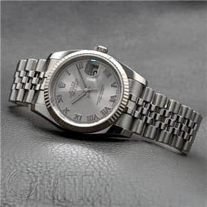中古)ROLEX ロレックス デイトジャスト 116234 グレーローマ