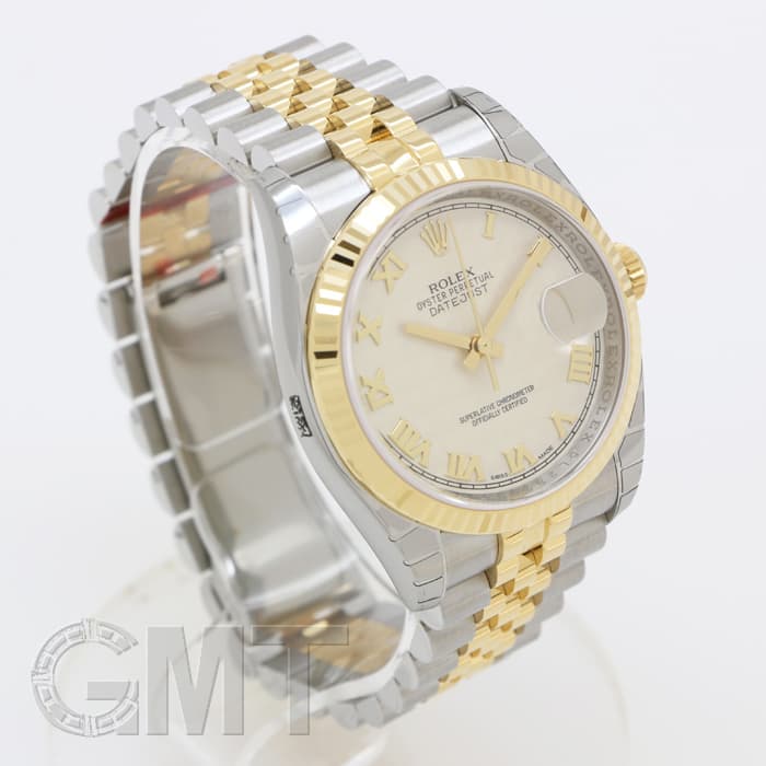 新品)ROLEX ロレックス デイトジャスト 116233 アイボリー ピラミッド