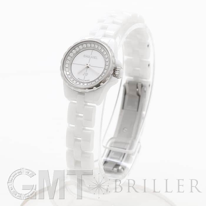 新品)CHANEL シャネル J12 XS ホワイトセラミック 19mm フランジダイヤ