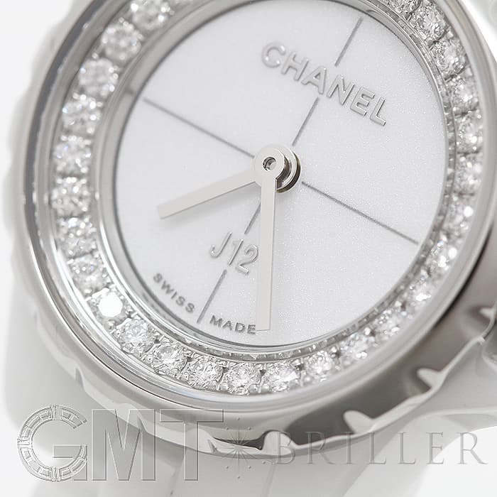 新品)CHANEL シャネル J12 XS ホワイトセラミック 19mm フランジダイヤ