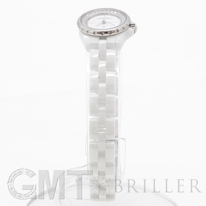 シャネル 新品)CHANEL シャネル J12 XS ホワイトセラミック 19mm フランジダイヤ