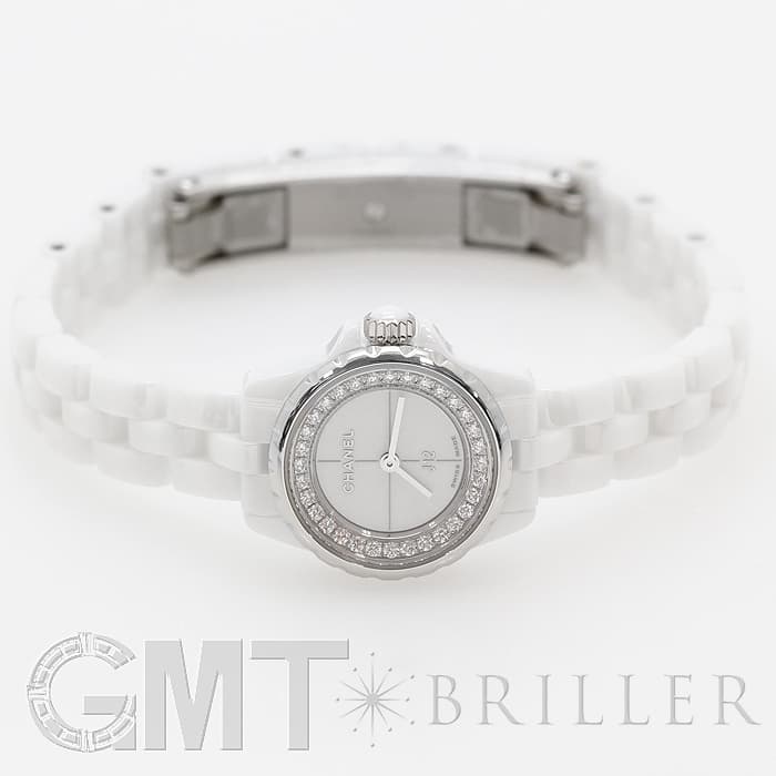新品)CHANEL シャネル J12 XS ホワイトセラミック 19mm フランジダイヤ