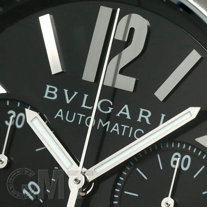 新品)BVLGARI ブルガリ エルゴン クロノグラフ EG40BSSDCH ブラック