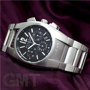 新品)BVLGARI ブルガリ エルゴン クロノグラフ EG40BSSDCH ブラック