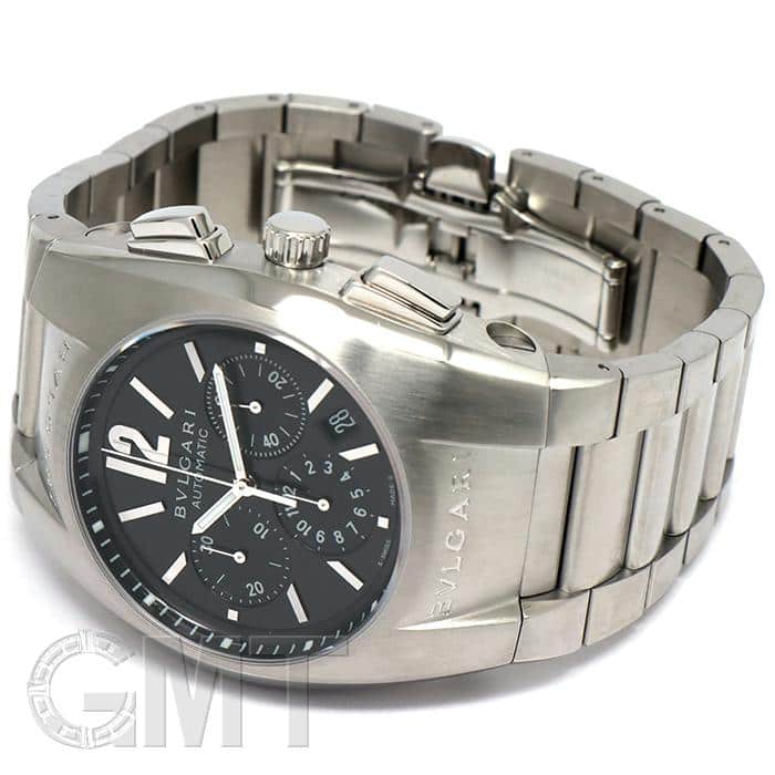新品)BVLGARI ブルガリ エルゴン クロノグラフ EG40BSSDCH ブラック
