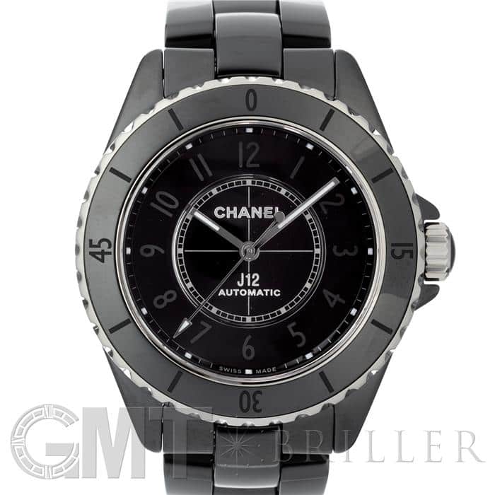 お気に入り シャネル 中古)CHANEL J12 38mm ブラックセラミック ファントム J12