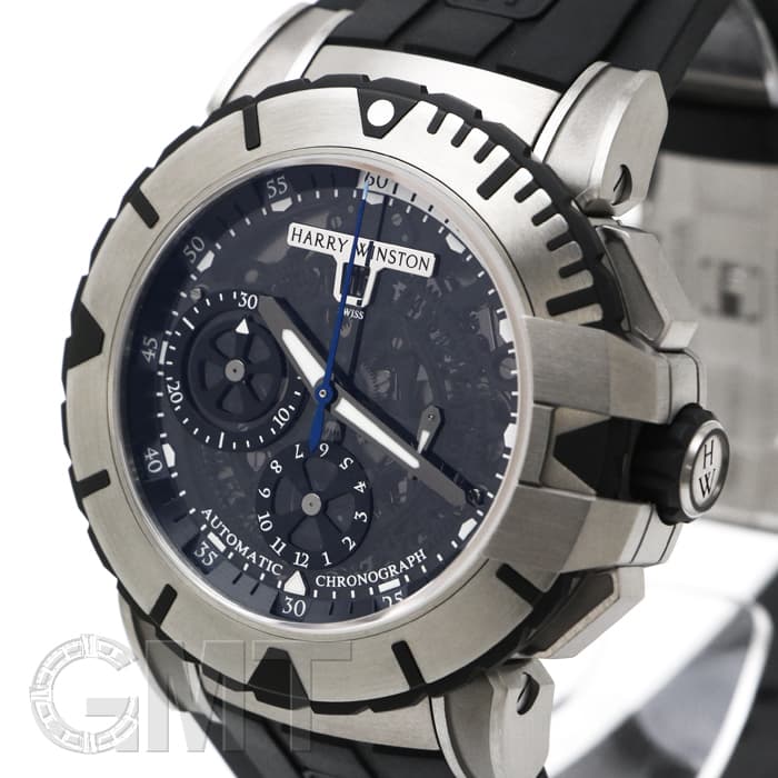 中古)HARRY WINSTON ハリー・ウィンストン オーシャン スポーツ クロノ