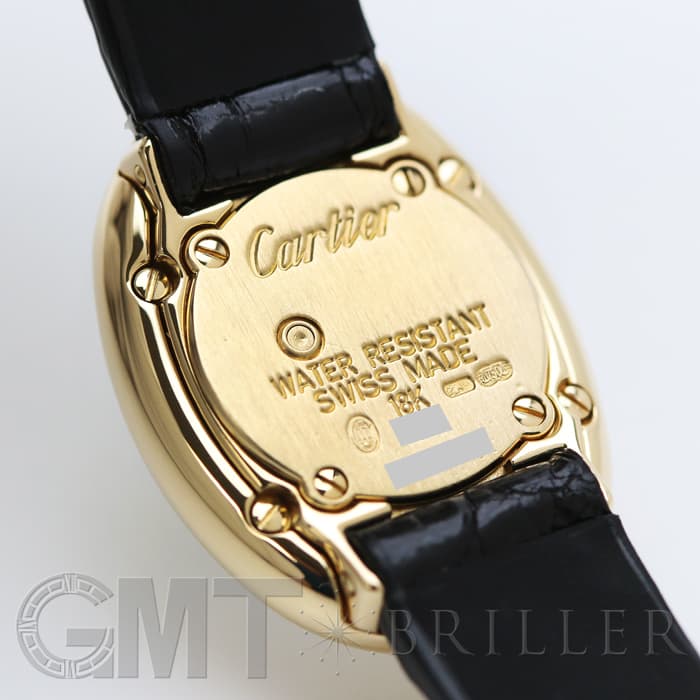 Cartier(カルティエ) 腕時計 ミニベニュワール W1510956 レディース 社外革ベルト/プッシュ竜頭 アイボリー Cartier - Cartier(カルティエ) 腕時計 ミニベニュワール W1510956