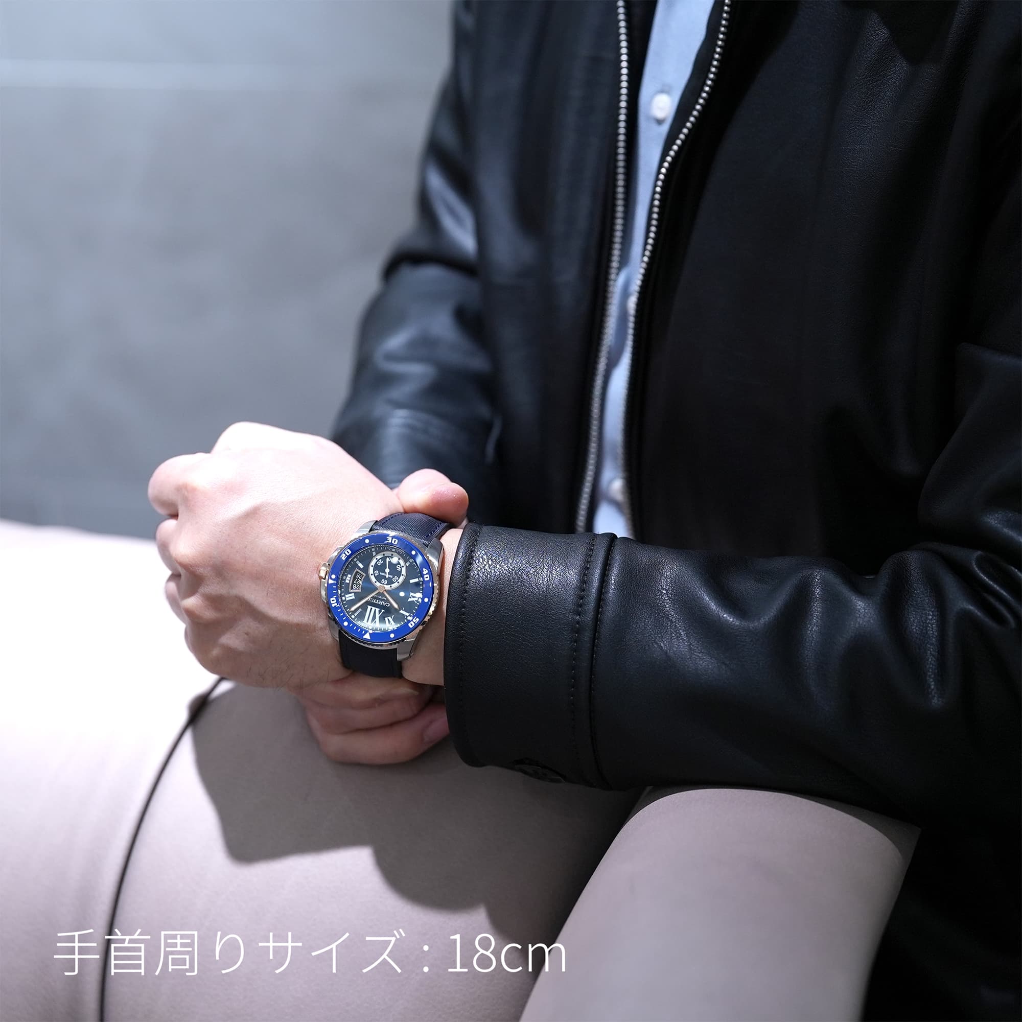 カルティエ  CARTIER カリブルドゥカルティエ ダイバー W2CA0008　 カルティエ カリブル ドゥ カルティエ ダイバー W2CA0008 ブルー