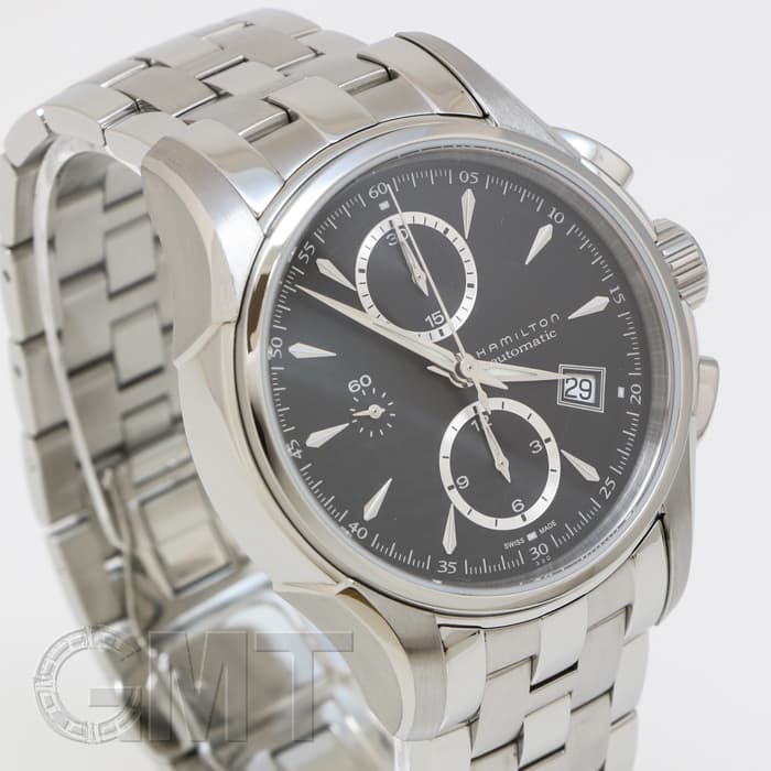 中古)HAMILTON ハミルトン ジャズマスター オートクロノ ブラック