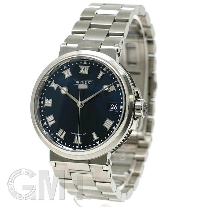マリー 中古)BREGUET ブレゲ マリーン 5517TI/Y1/TZ0 ブルー（商品ID